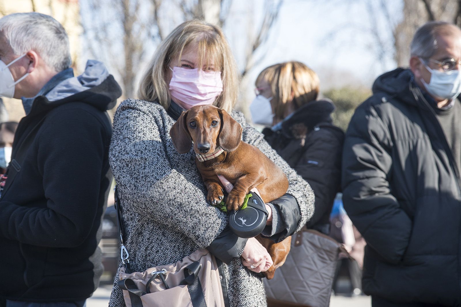 Benedicció de cavalleries al pg. de Francesc MaciàA càrrec de la Parròquia de Sant Pere d’Octavià. Foto: Bernat Millet.