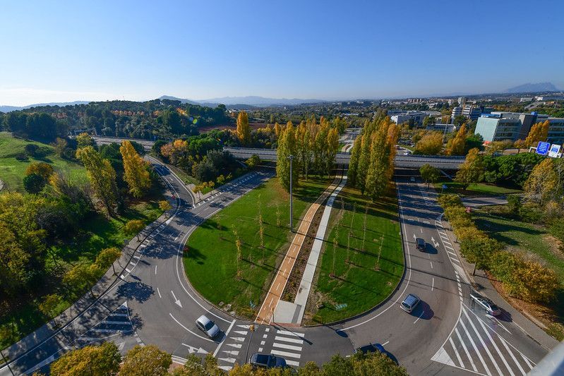 El nou itinerari per a vianants i bicis a l'hipòdrom FOTO: Localpres