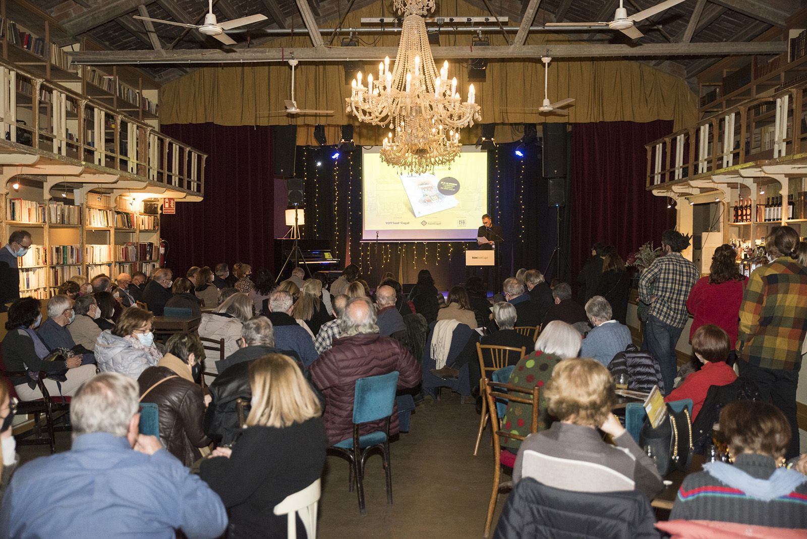 Presentació de la dotzena revista del Món Sant Cugat. Foto: Bernat Millet.