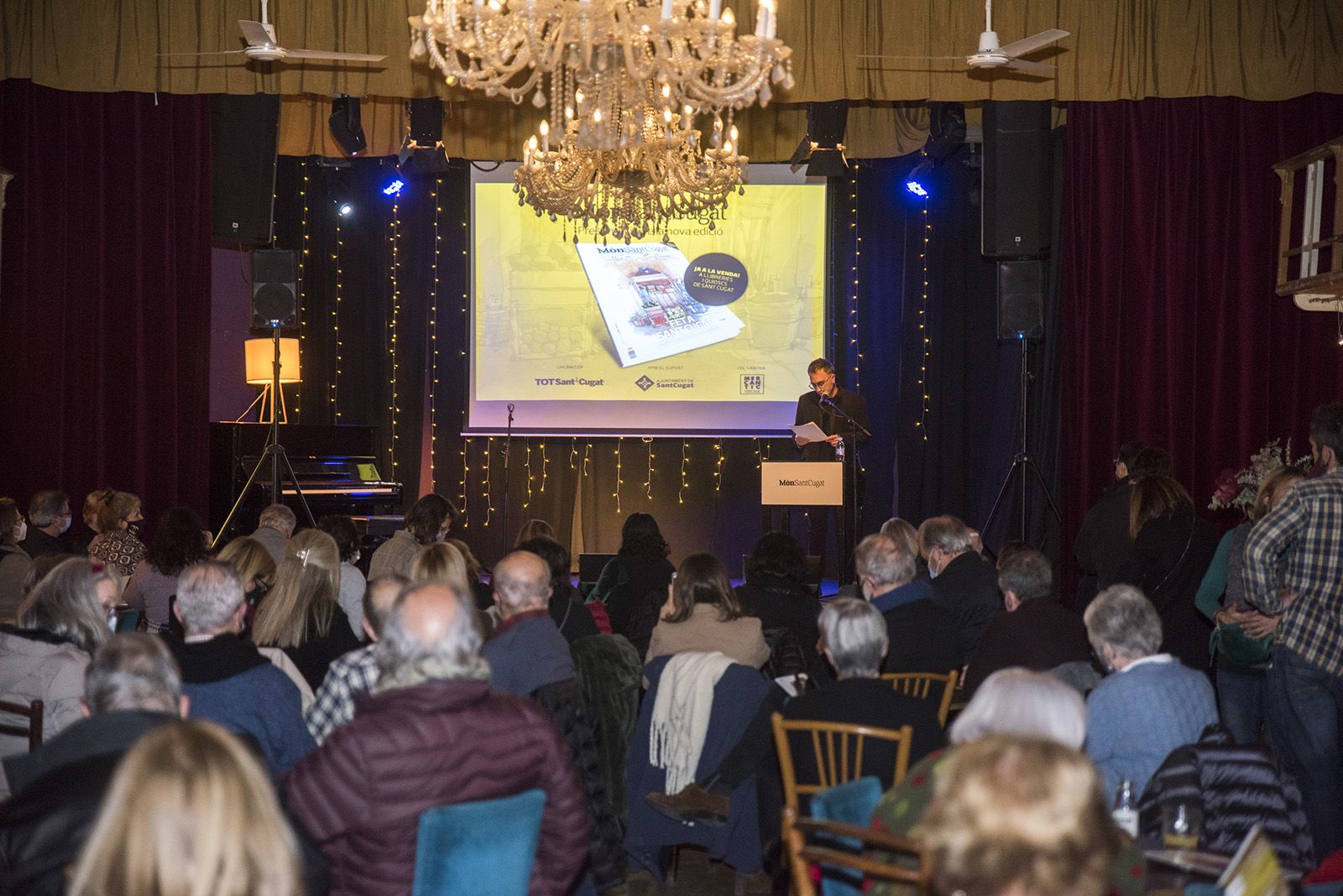 Presentació de la dotzena revista del Món Sant Cugat. Foto: Bernat Millet.