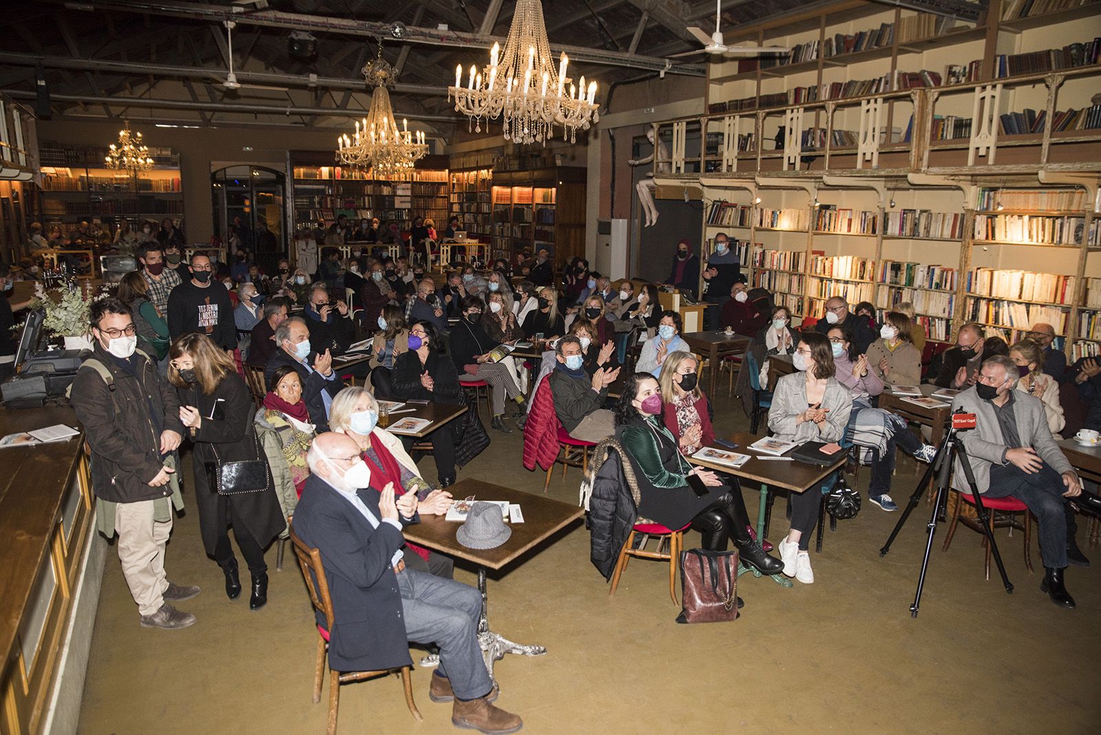 Presentació de la dotzena revista del Món Sant Cugat. Foto: Bernat Millet.