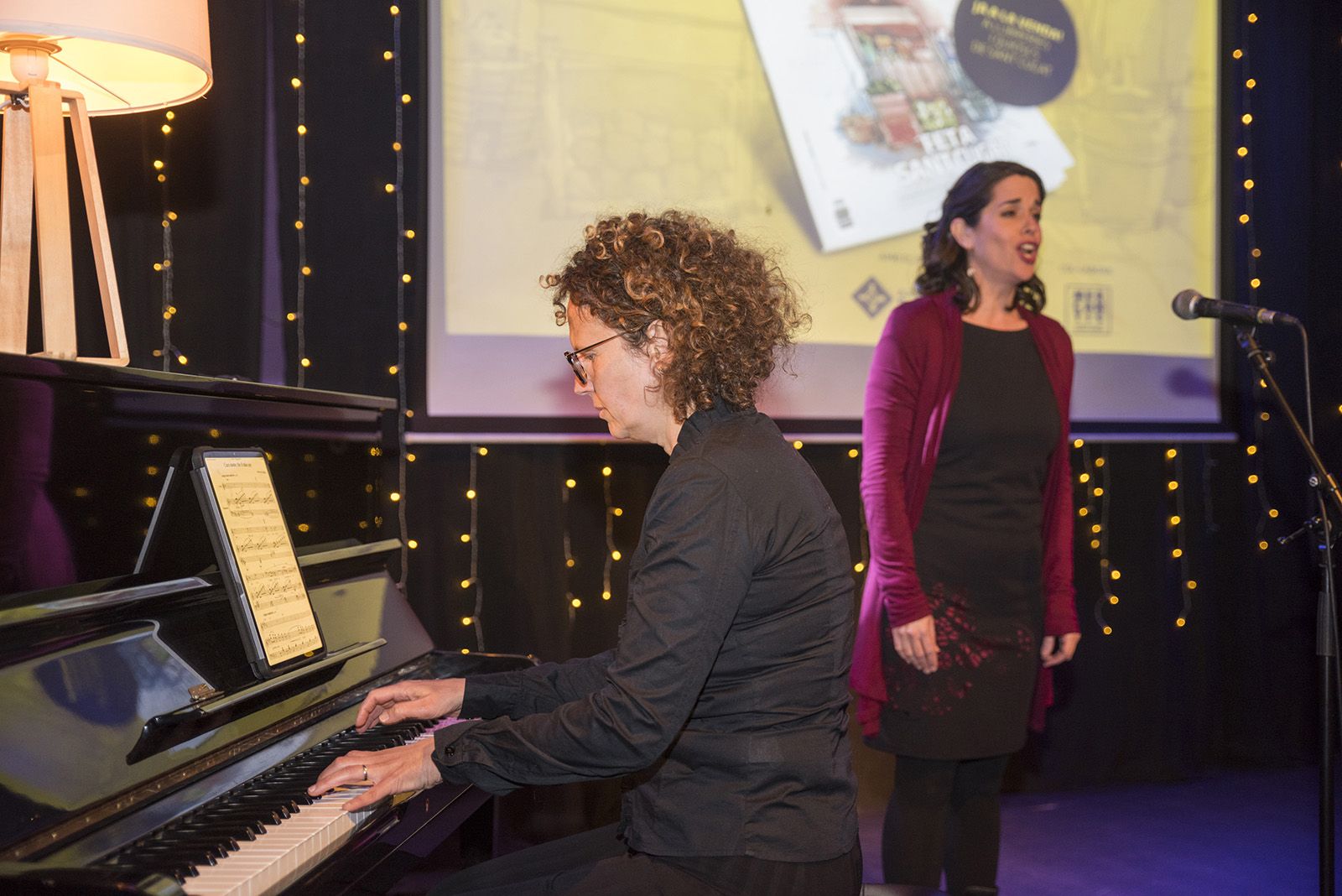 Concert de Júlia Farrés-Llongueras, soprano, i Montse Pujol d'Arne, pianista. Foto: Bernat Millet.