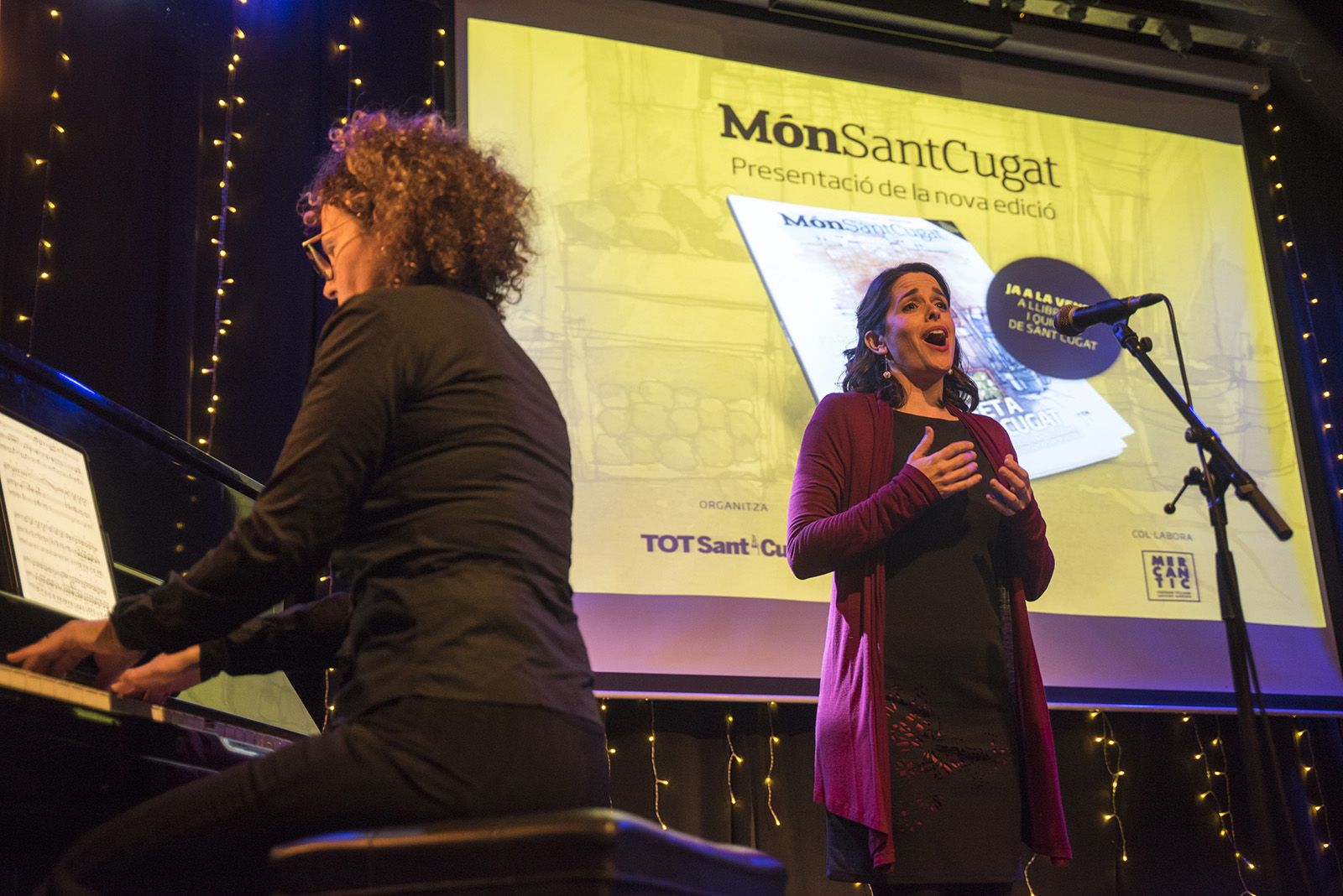 Concert de Júlia Farrés-Llongueras, soprano, i Montse Pujol d'Arne, pianista. Foto: Bernat Millet.