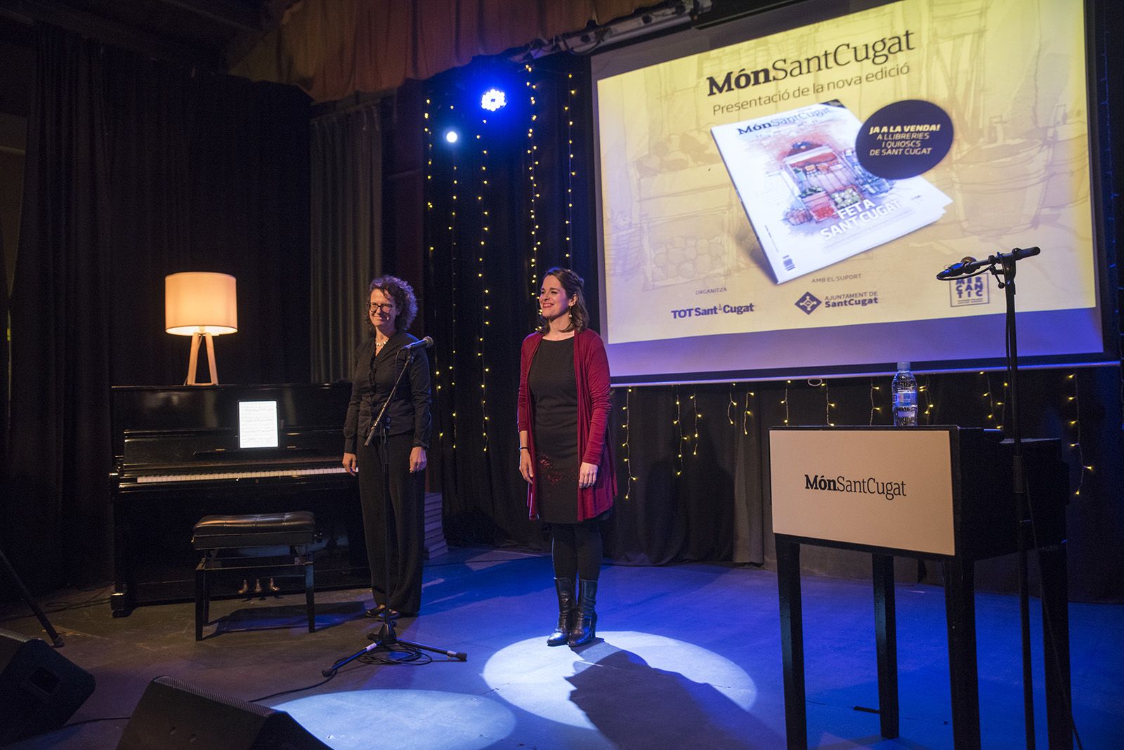 Concert de Júlia Farrés-Llongueras, soprano, i Montse Pujol d'Arne, pianista. Foto: Bernat Millet.