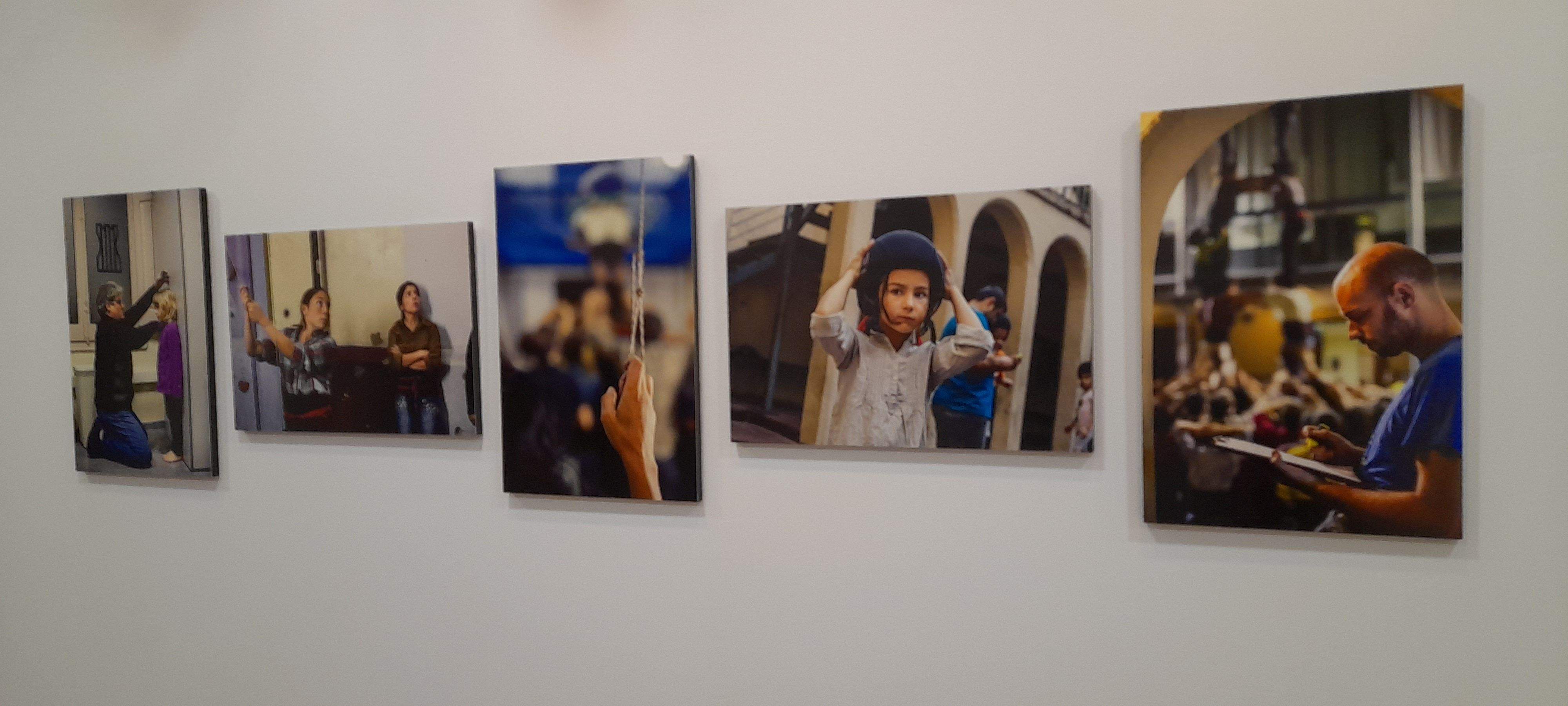 Exposició 'Els castells no són de princeses' a la Casa de Cultura. FOTO: Cristina Cabasés