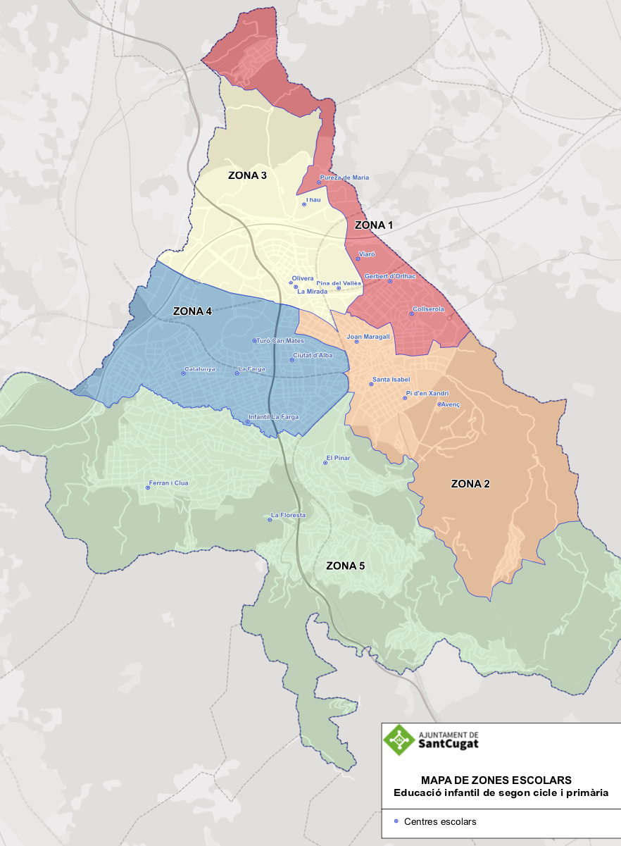 zonificacio escolar preinscripcio sant cugat