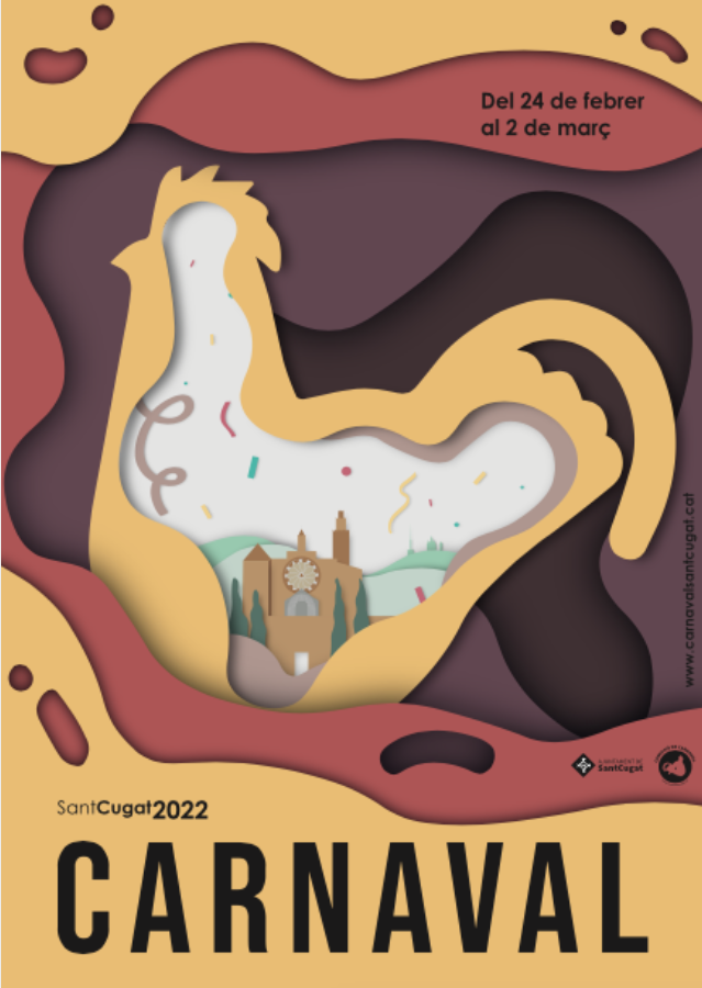 El cartell guanyador d'aquesta edició de Carnaval. FOTO: Cedida