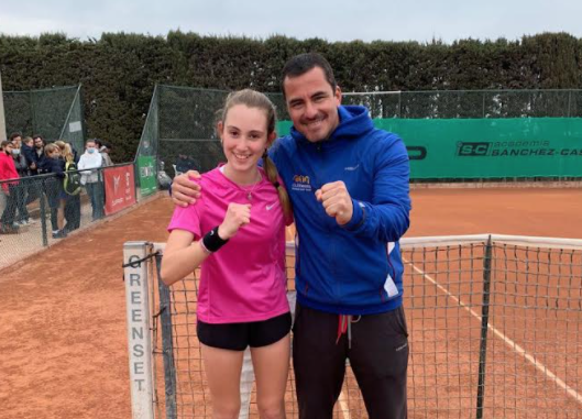 Natalia Heras (CTN Sant Cugat) aconsegueix el doblet en el Campionat de Catalunya aleví de tennis. FOTO: Cedida