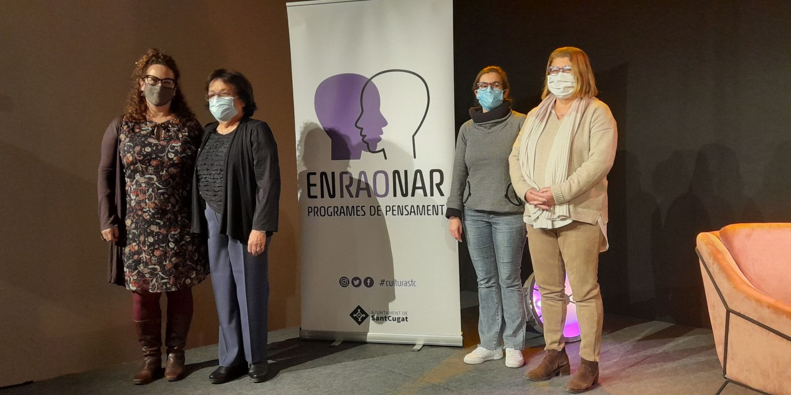 Sílvia Blanch, Montserrat Anton, Esther Madrona i Pilar Gorina. FOTO: Cristina Cabasés