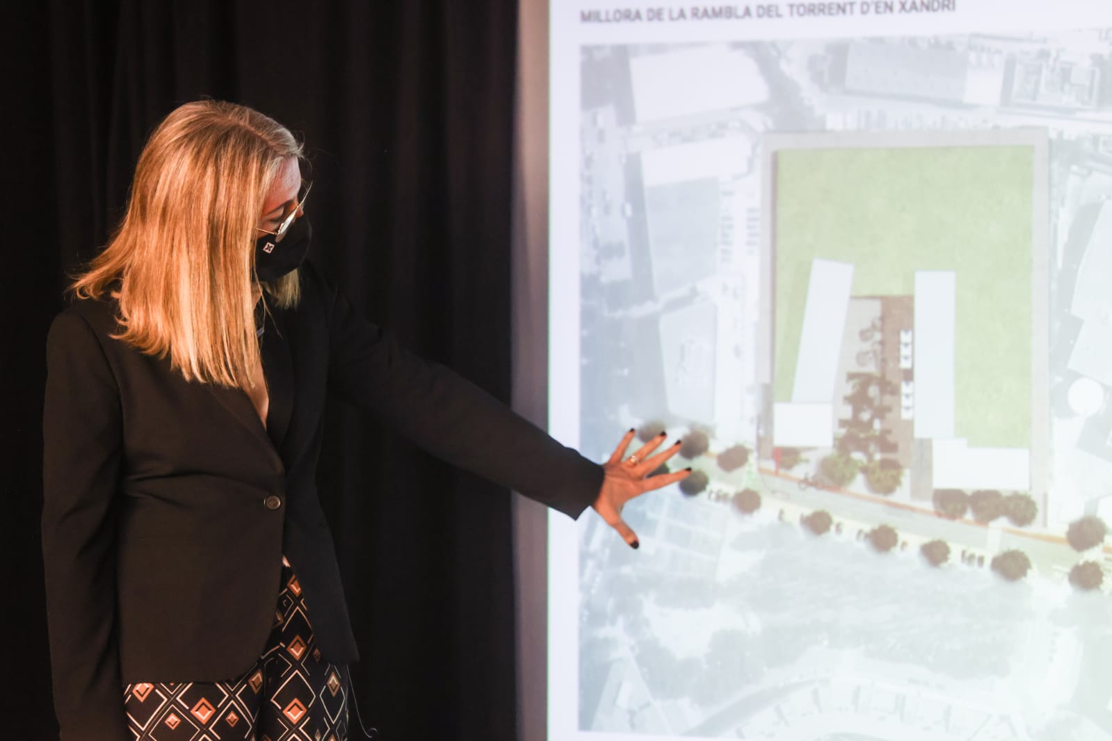 Mireia Ingla a la presentació dels canvis de Ragull Centre. FOTO: Lali Puig