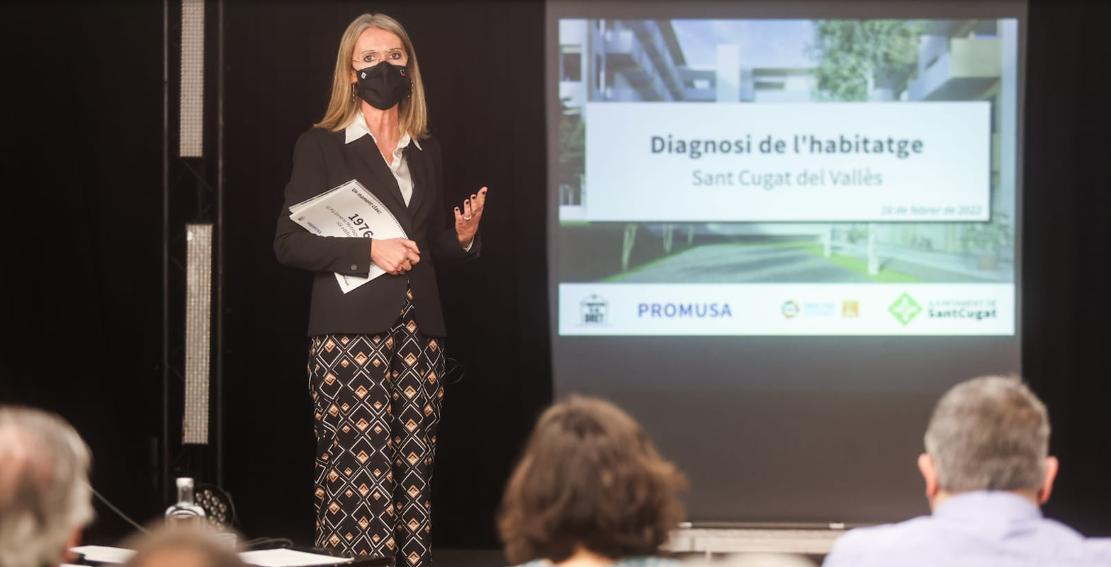 Mireia Ingla a la presentació dels canvis de Ragull Centre. FOTO: Lali Puig