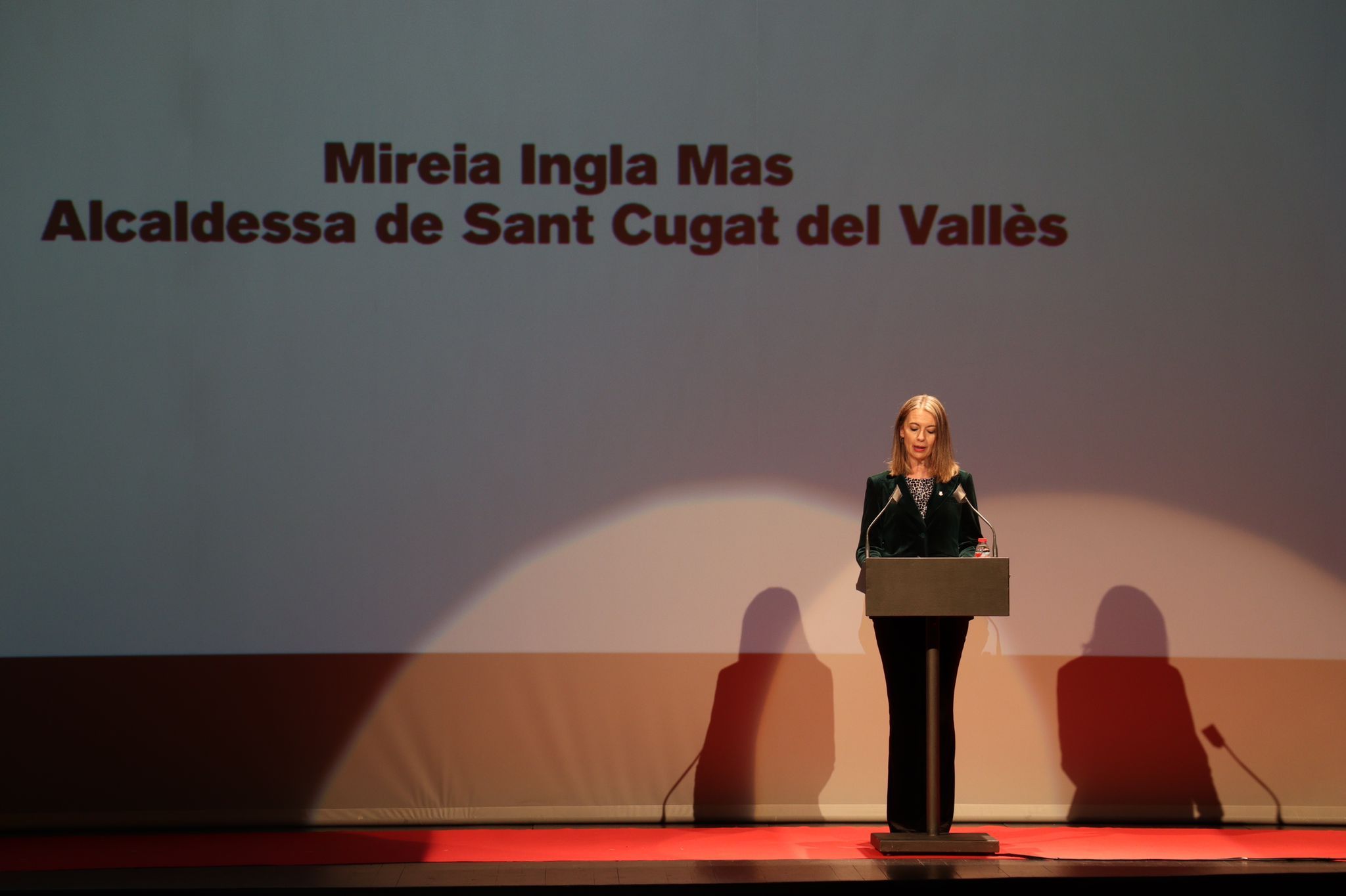 Mireia Ingla a la inauguració de l'Any Gabriel Ferrater. FOTO: Cedida