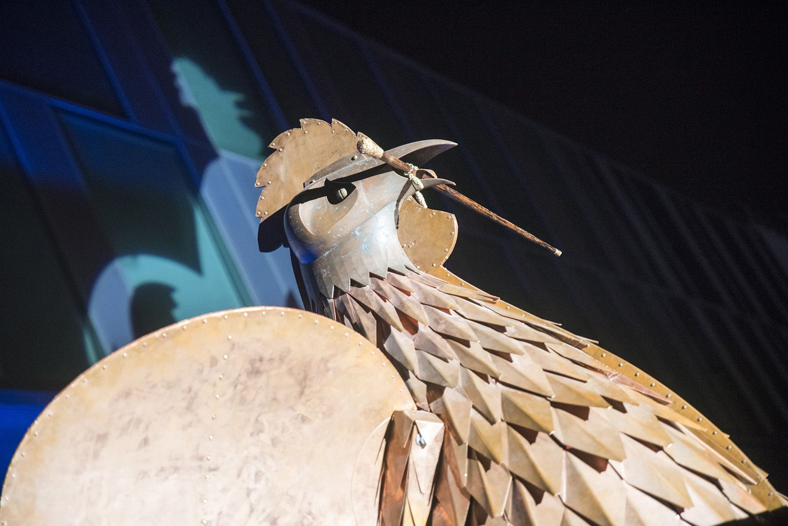 Presa de poder per part del Gall del Carnaval i al pregó de Carnaval. Foto: Bernat Millet.