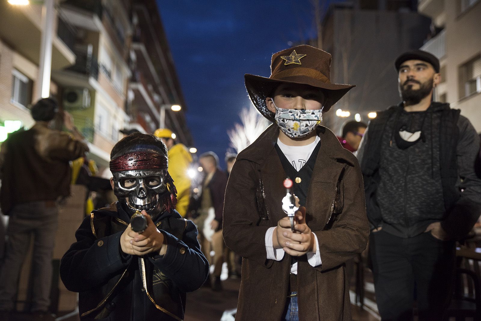 Rua de Comparses de Carnaval. Foto: Bernat Millet.
