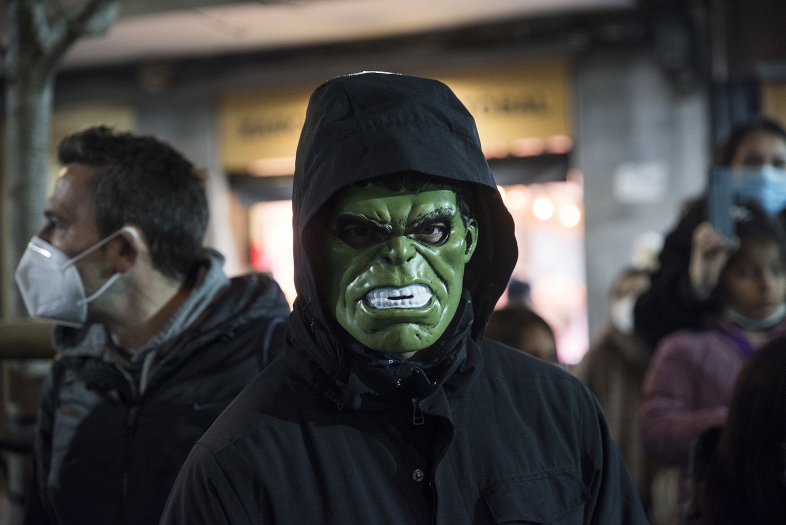Rua de Comparses de Carnaval. Foto: Bernat Millet.