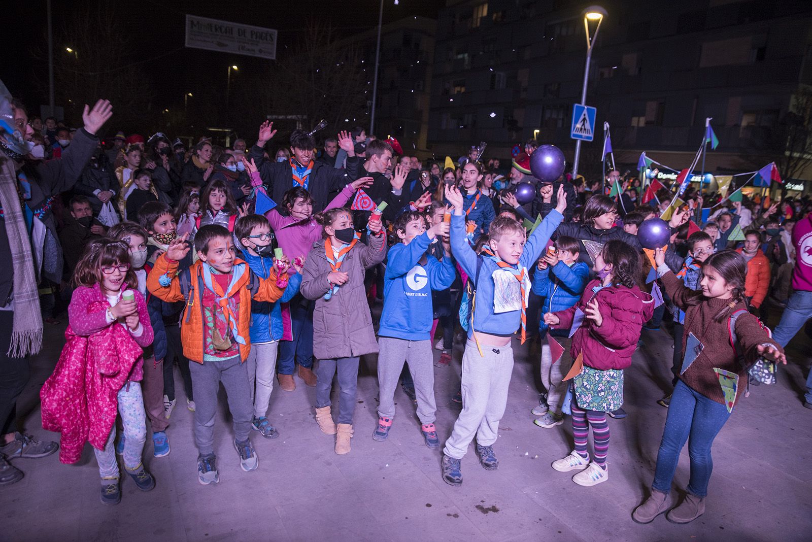 Rua de Comparses de Carnaval. Foto: Bernat Millet.