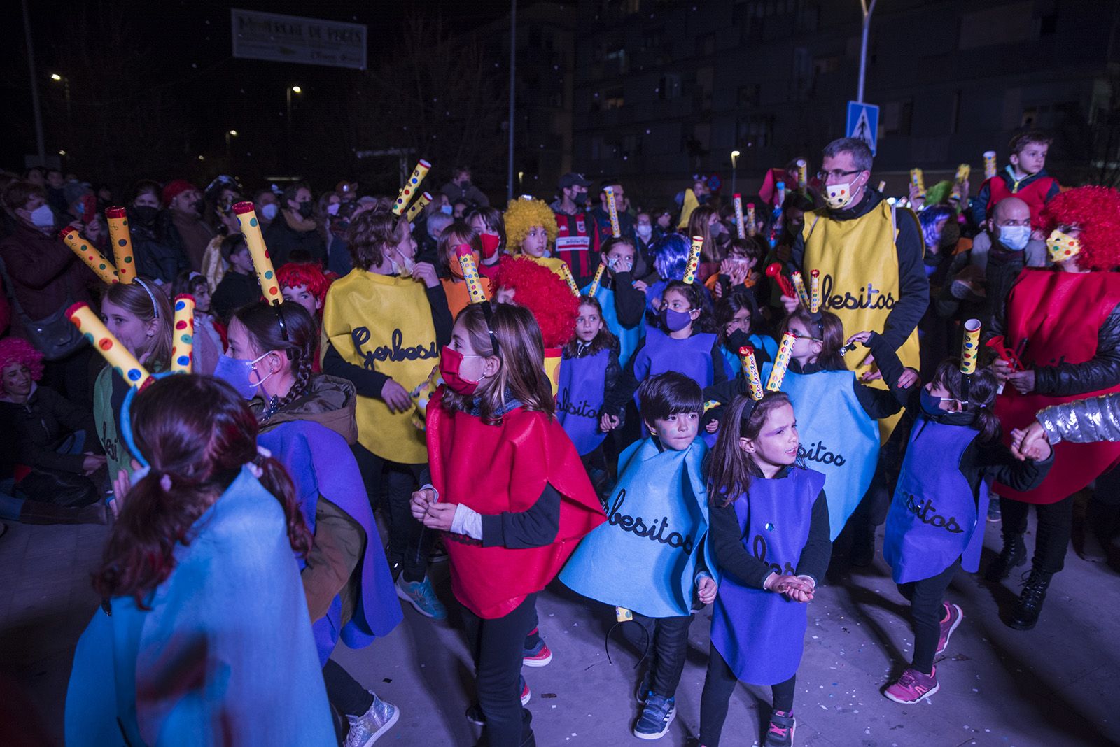Rua de Comparses de Carnaval. Foto: Bernat Millet.