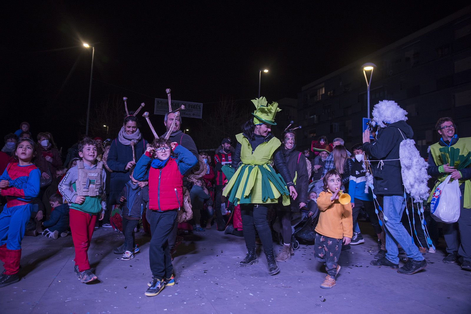 Rua de Comparses de Carnaval. Foto: Bernat Millet.