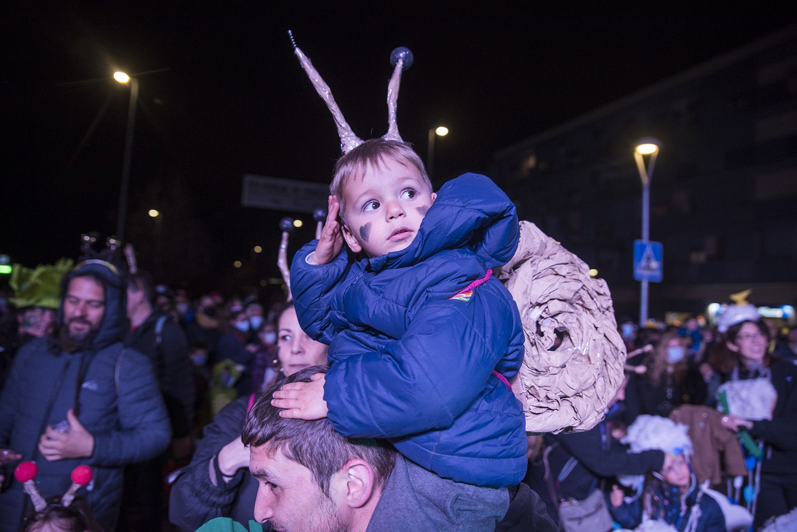 Rua de Comparses de Carnaval. Foto: Bernat Millet.