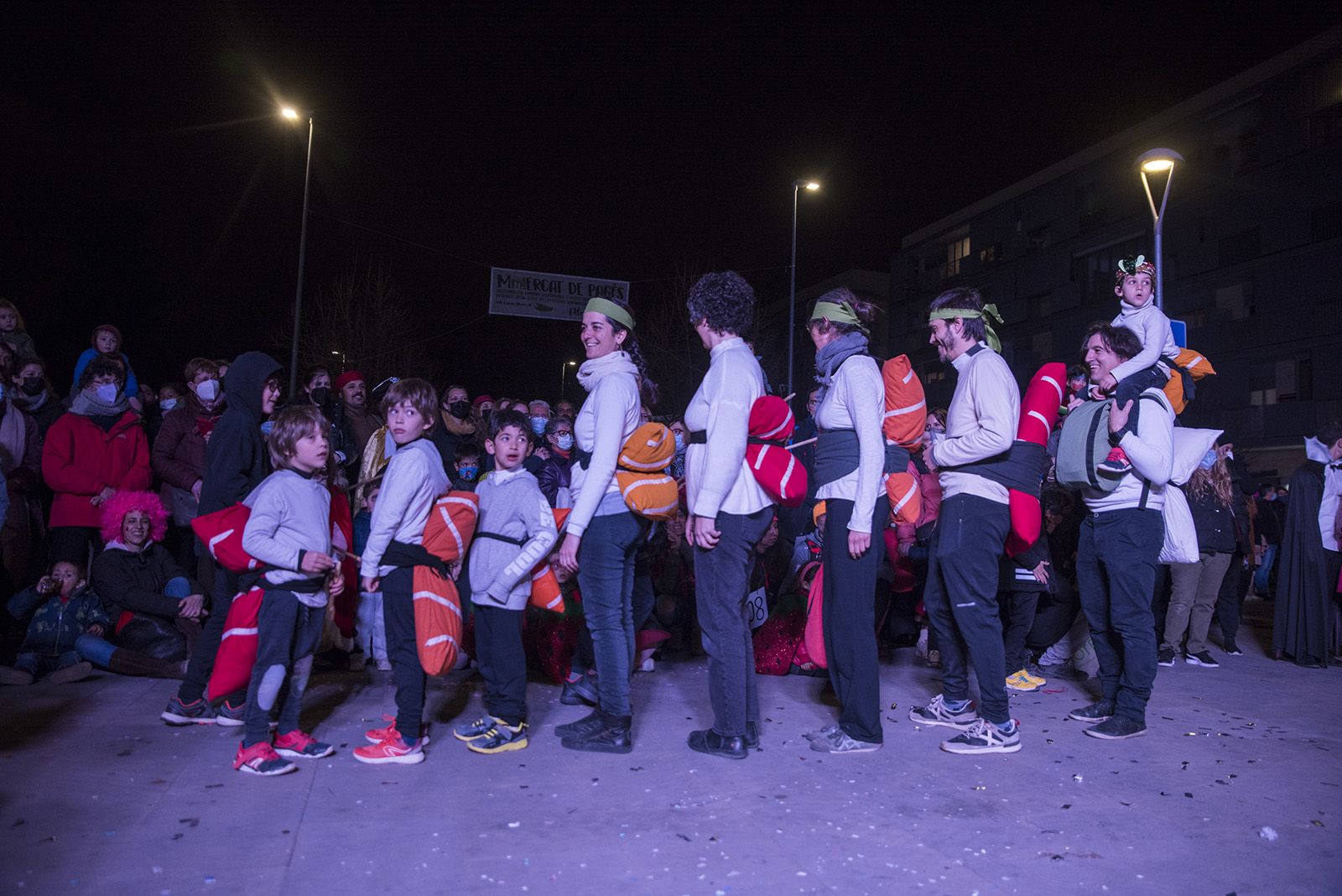 Rua de Comparses de Carnaval. Foto: Bernat Millet.