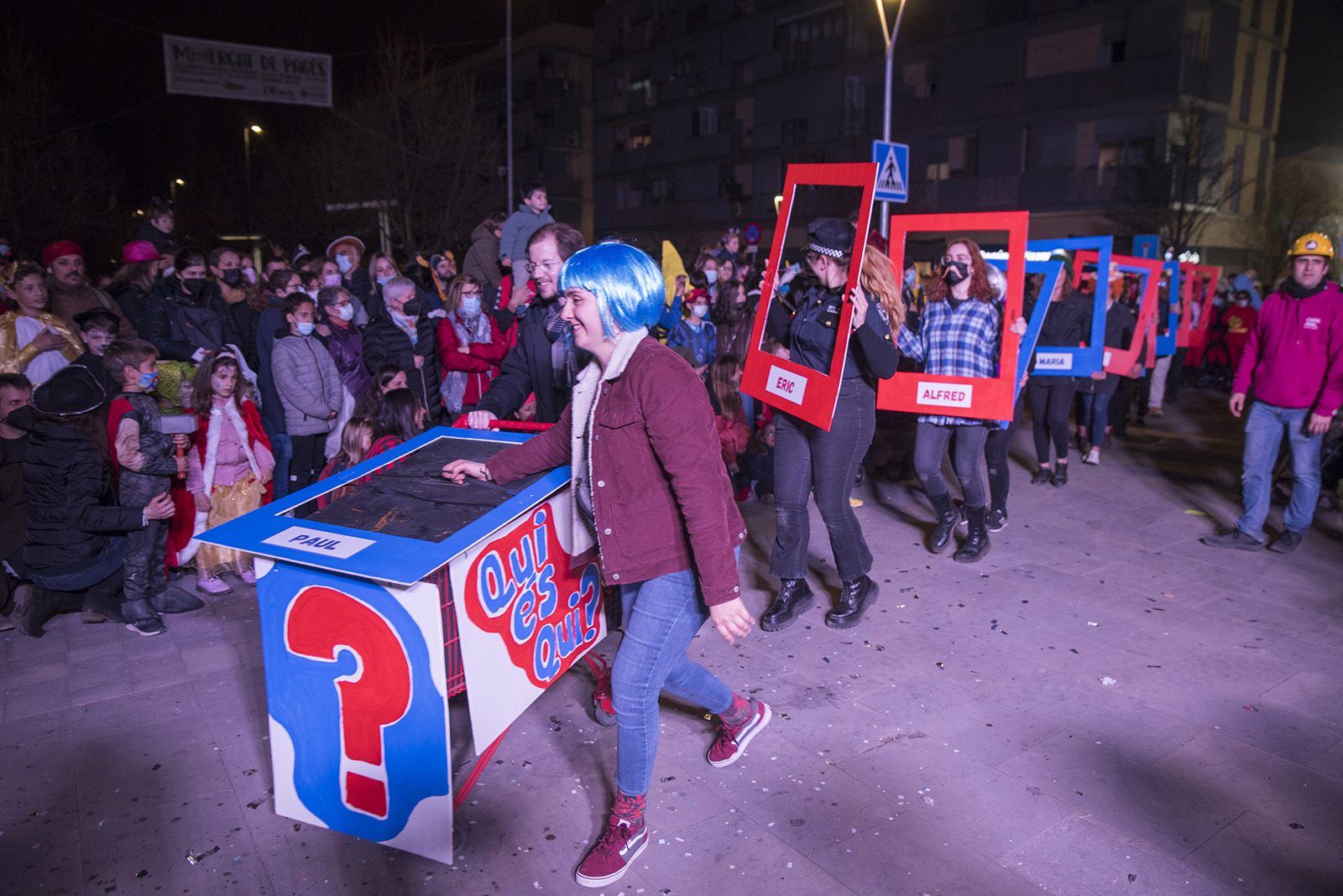 Rua de Comparses de Carnaval. Foto: Bernat Millet.