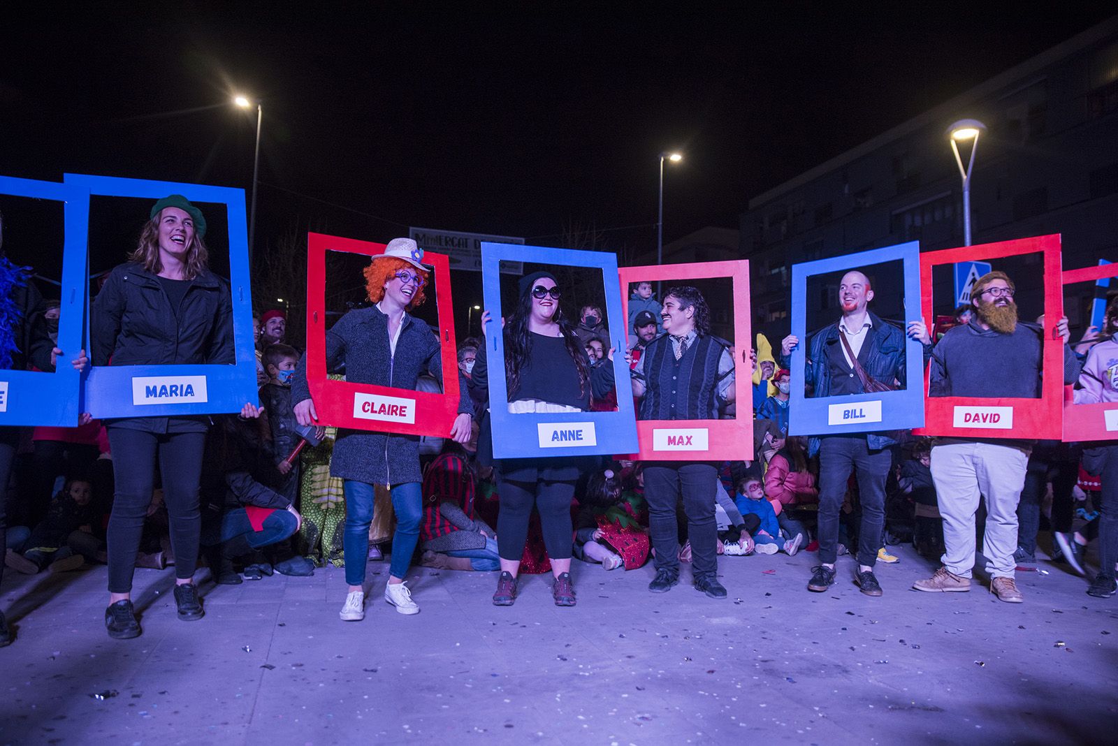 Rua de Comparses de Carnaval. Foto: Bernat Millet.