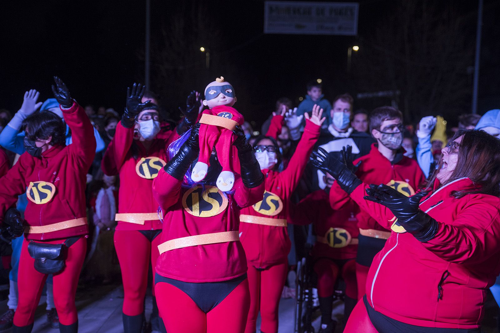 Rua de Comparses de Carnaval. Foto: Bernat Millet.