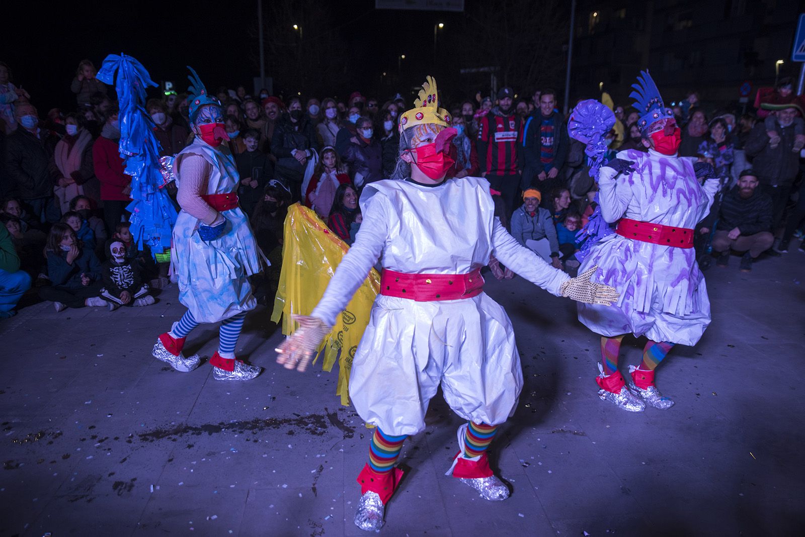 Rua de Comparses de Carnaval. Foto: Bernat Millet.