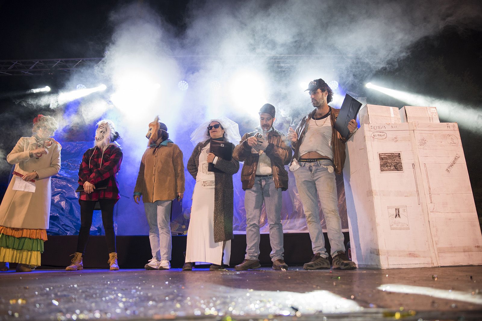 Entrega de premis de les millors Comparses de Carnaval. Foto: Bernat Millet.