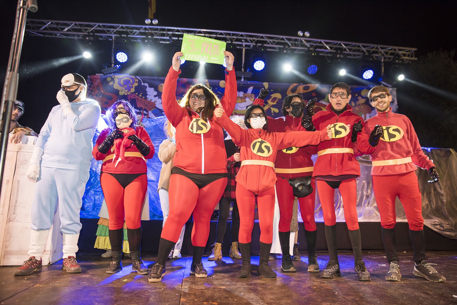 Entrega de premis de les millors Comparses de Carnaval. Foto: Bernat Millet.