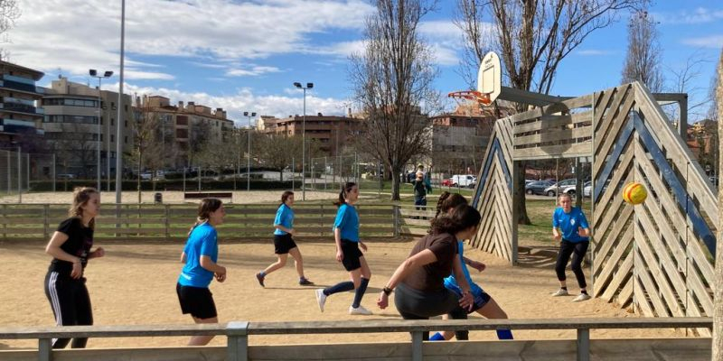 La Jornada Feminista ha comptat també amb un torneig de futbol femení. FOTO: Cedida
