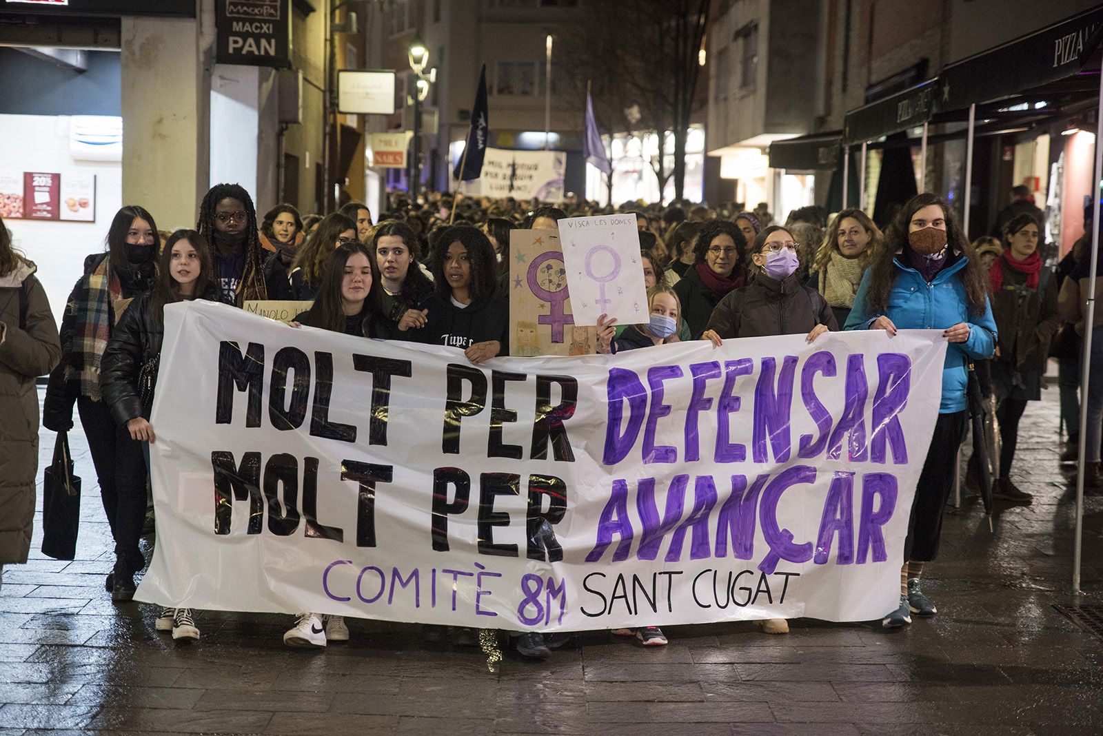 Sant Cugat celebra el Dia de la Dona Treballadora. FOTO: Bernat Millet