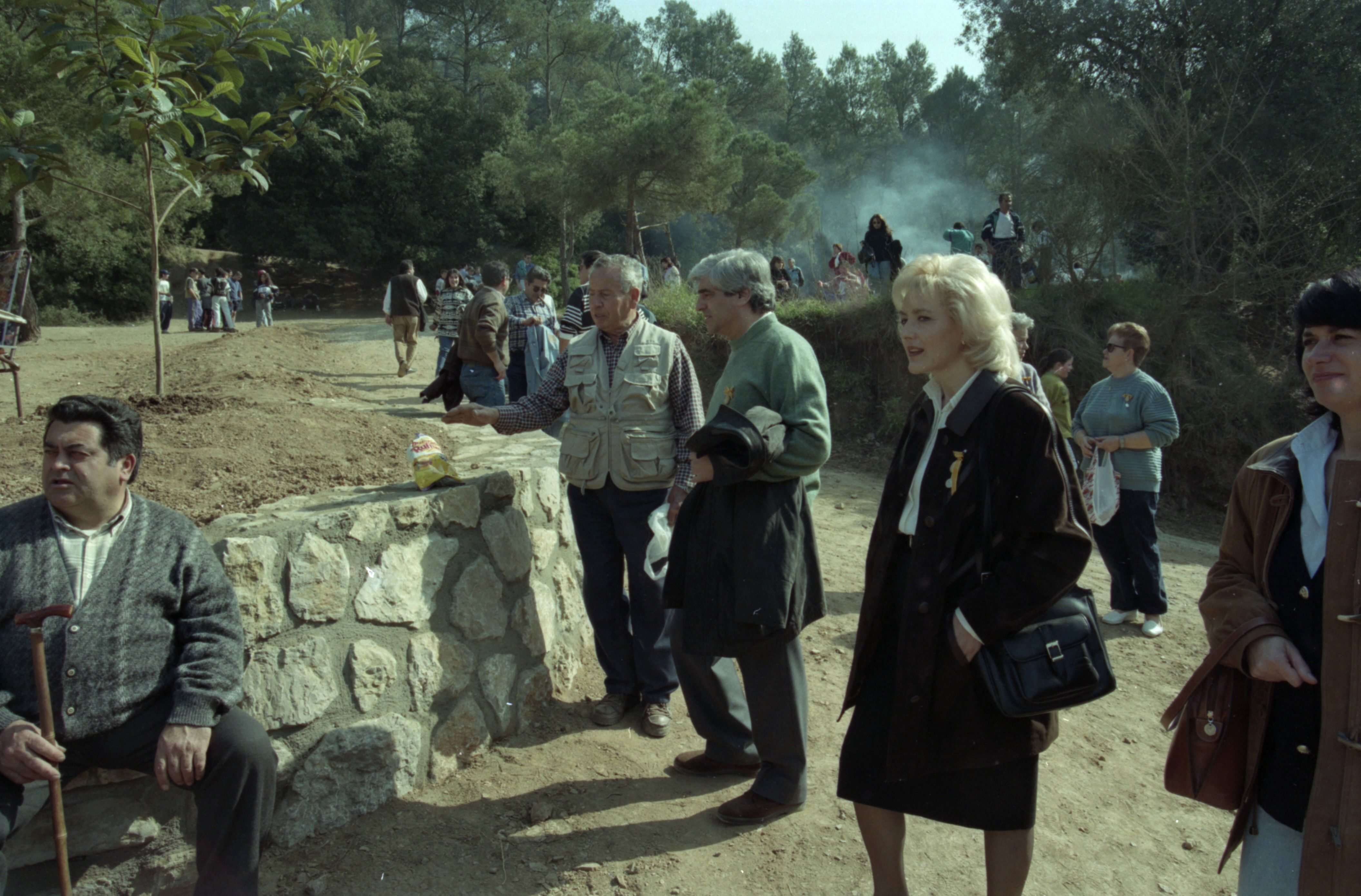 Zona del Pi d'en Xandri, Sant Medir. 3 de març de 1997. FOTO: Àlex Calsina (Fons Premsa local)