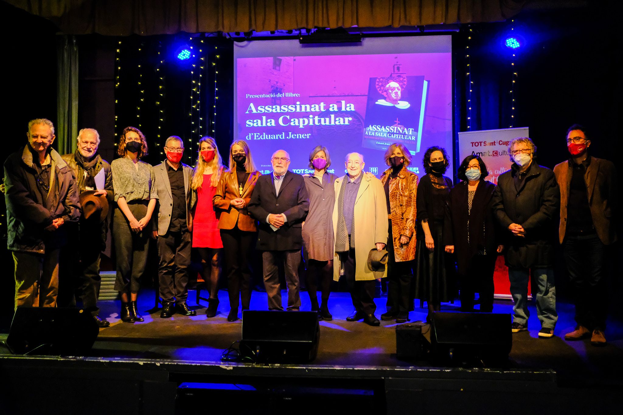 Presentació del llibre "Assassinat a la Sala Capitular", d'Eduard Jener, al Siglo. FOTO: Ale Gómez