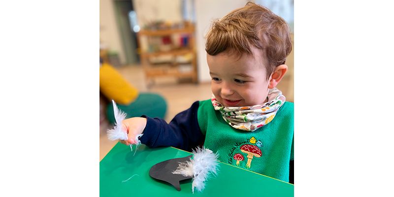 El centre infantil 'Els Bolets de Mirasol' potencia la creativitat dels alumnes. FOTO: Cedida