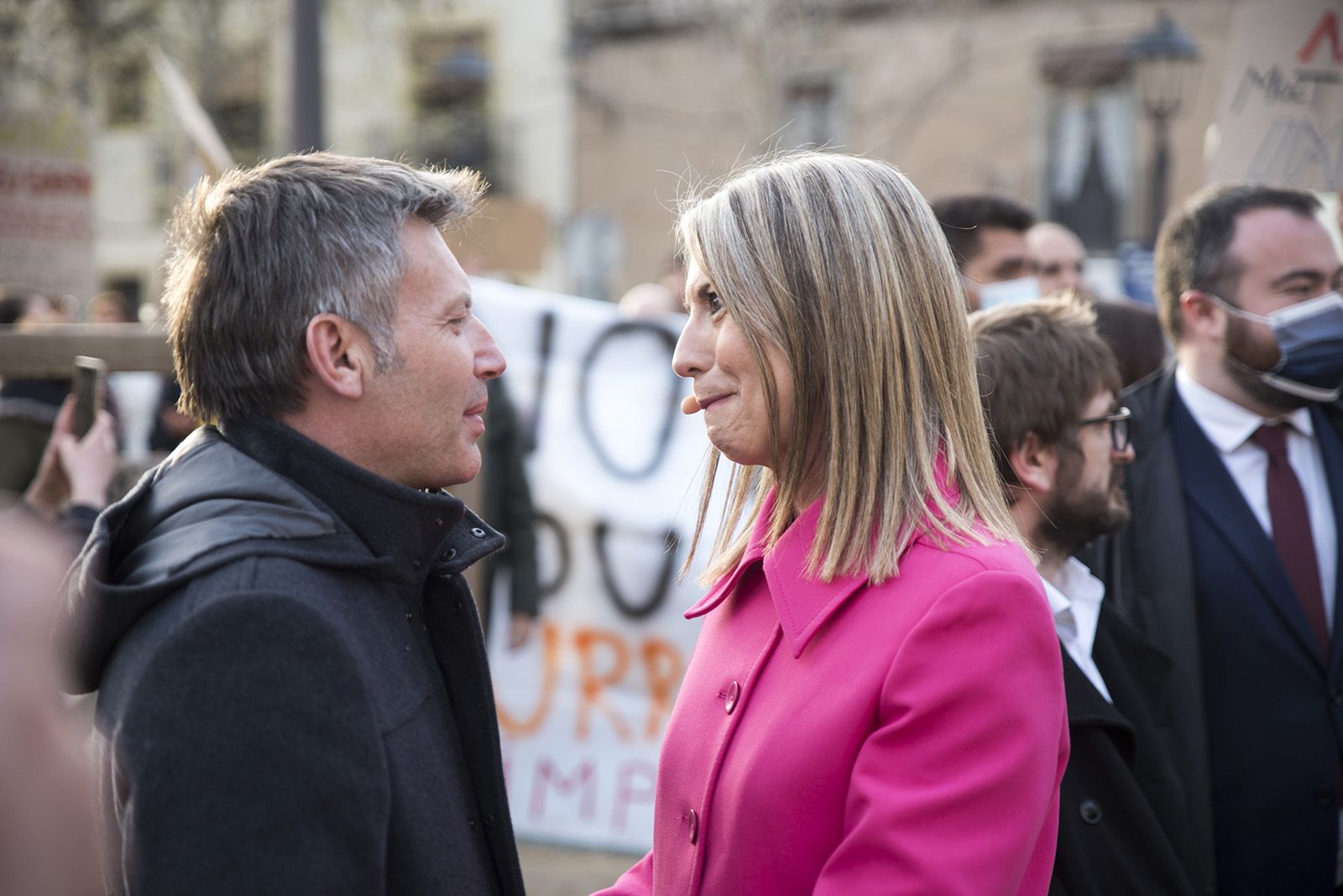 Acte de presentació de Mireia Ingla com a candidata d'ERC a la plaça de Barcelona. FOTO: Bernat Millet.