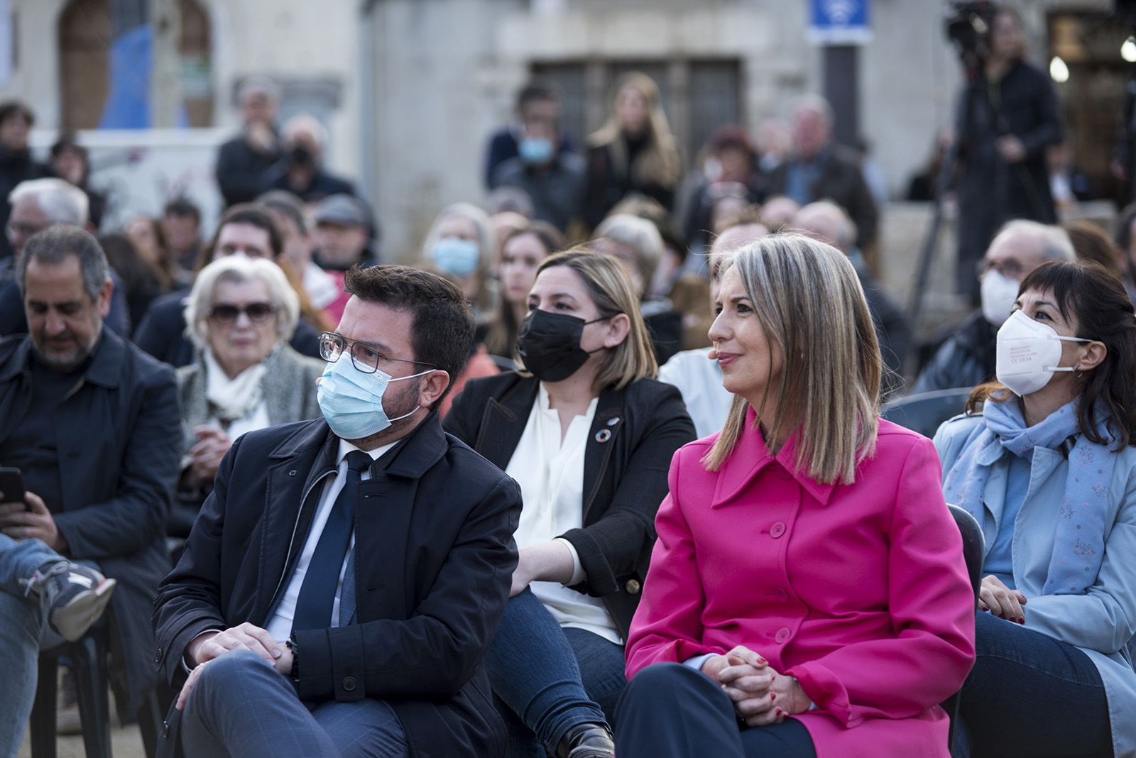 Acte de presentació de Mireia Ingla com a candidata d'ERC a la plaça de Barcelona. FOTO: Bernat Millet.