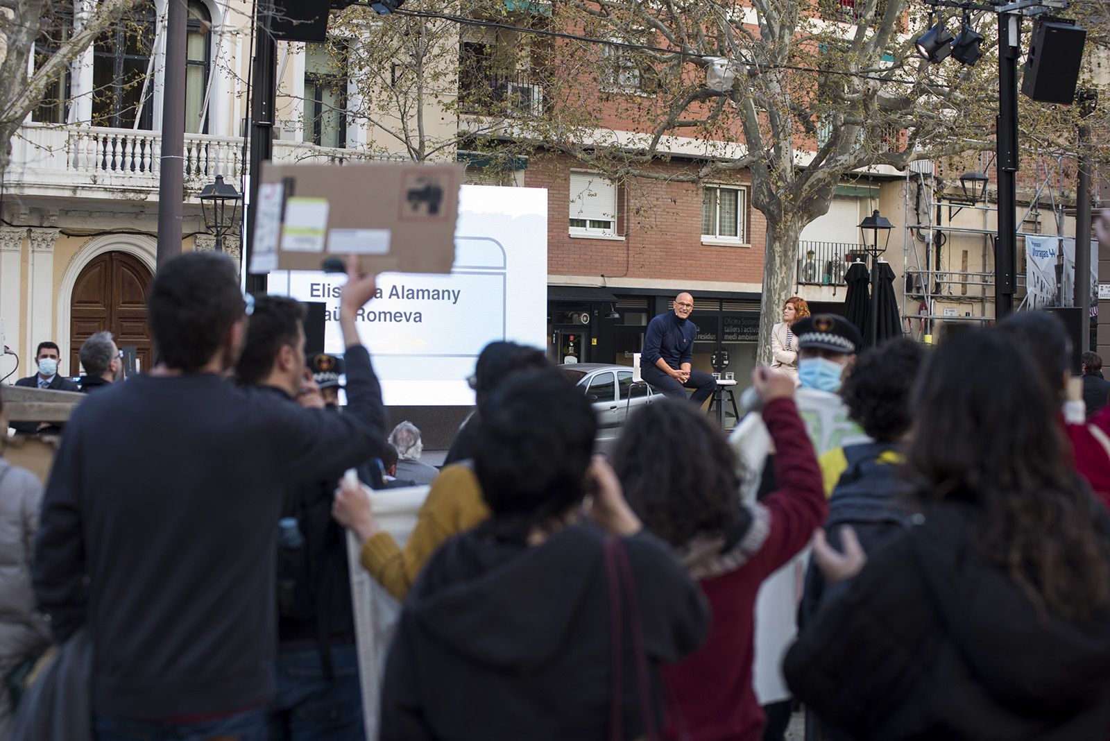 Acte de presentació de Mireia Ingla com a candidata d'ERC a la plaça de Barcelona. FOTO: Bernat Millet.