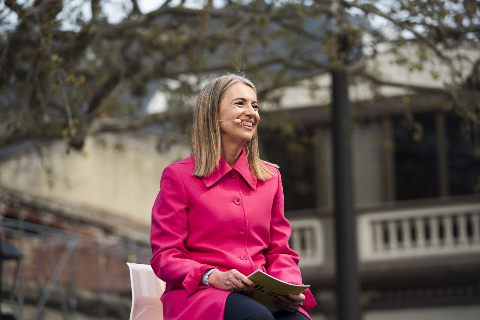 Acte de presentació de Mireia Ingla com a candidata d'ERC a la plaça de Barcelona. FOTO: Bernat Millet.