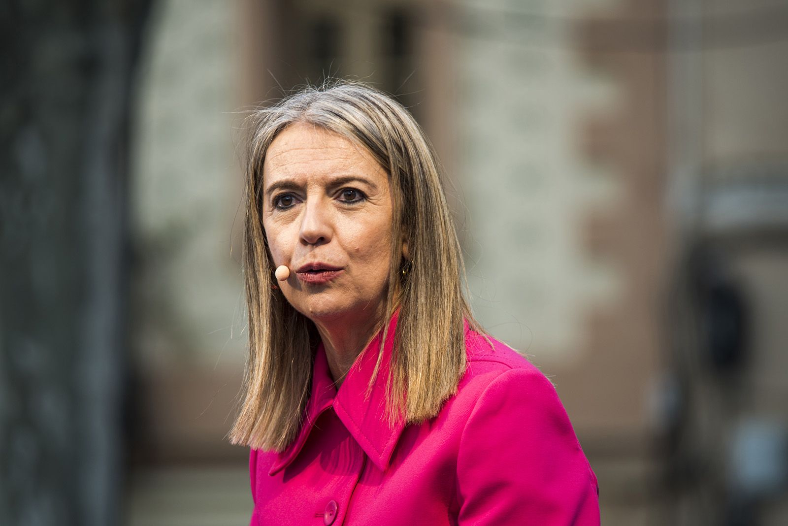 Acte de presentació de Mireia Ingla com a candidata d'ERC a la plaça de Barcelona. FOTO: Bernat Millet.