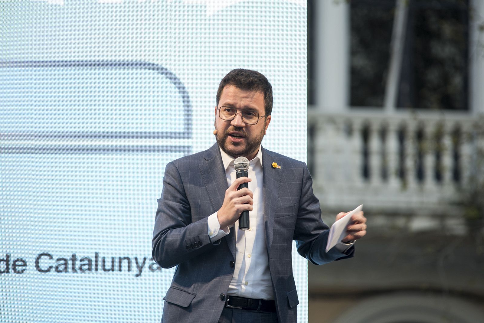 Acte de presentació de Mireia Ingla com a candidata d'ERC a la plaça de Barcelona. FOTO: Bernat Millet.