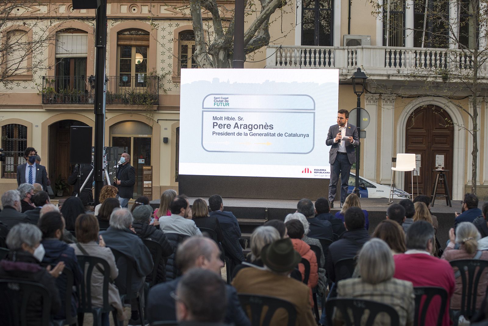 Acte de presentació de Mireia Ingla com a candidata d'ERC a la plaça de Barcelona. FOTO: Bernat Millet.