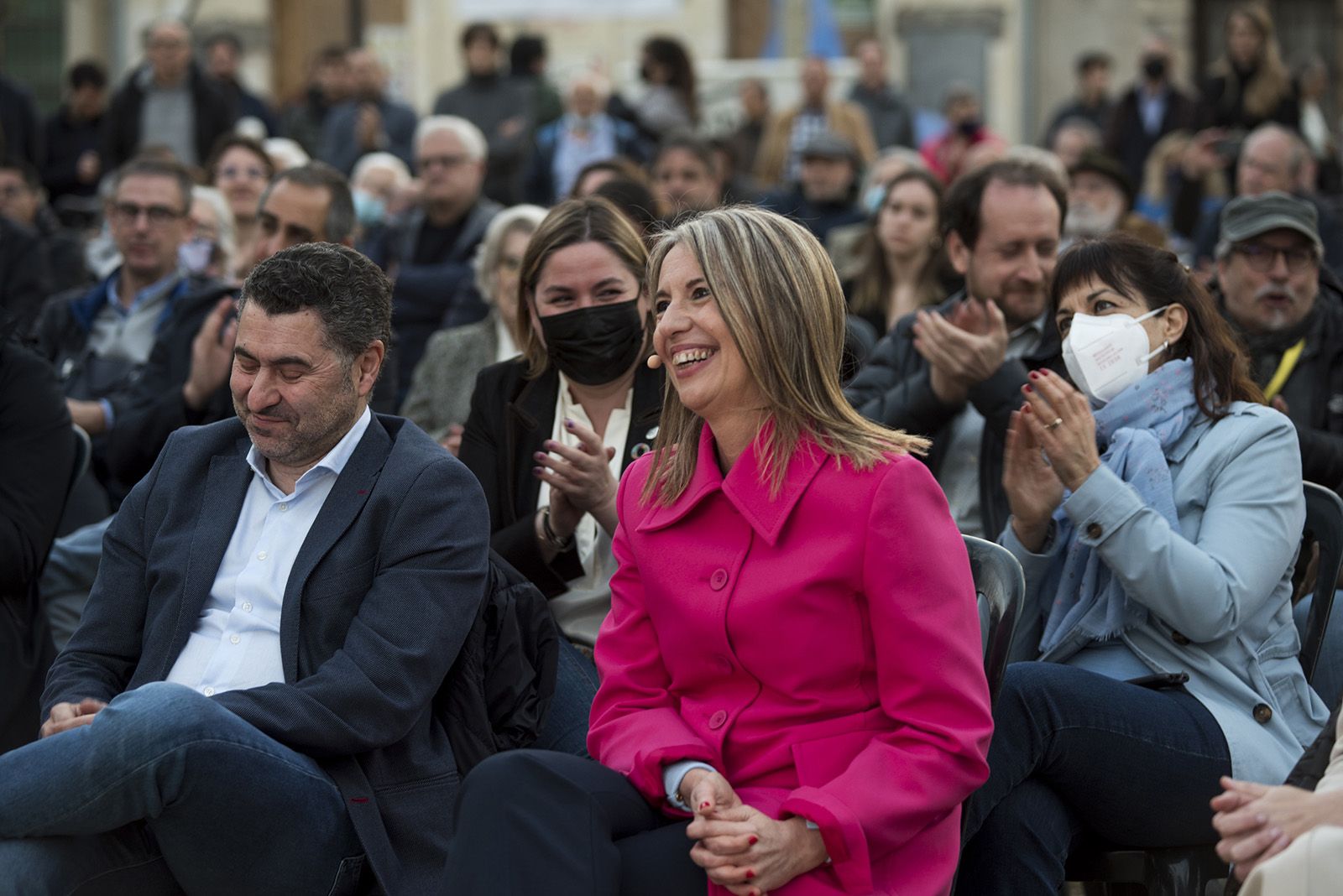 Acte de presentació de Mireia Ingla com a candidata d'ERC a la plaça de Barcelona. FOTO: Bernat Millet.