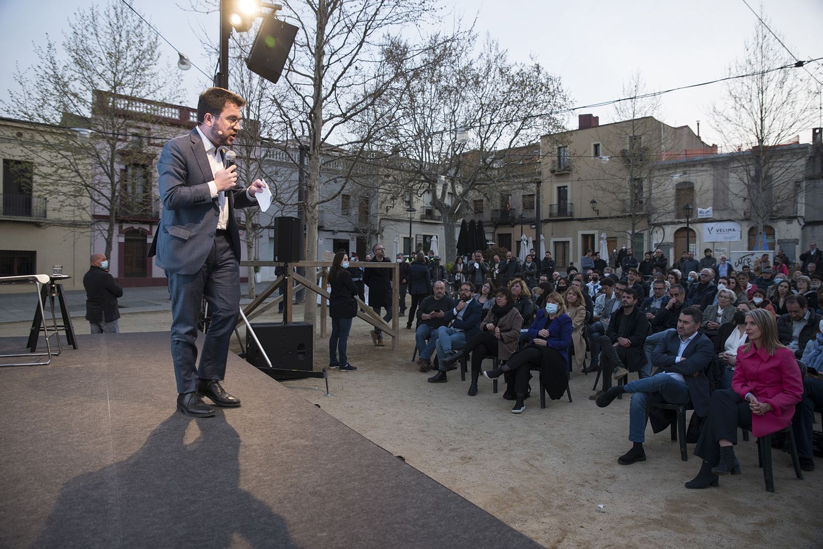 Acte de presentació de Mireia Ingla com a candidata d'ERC a la plaça de Barcelona. FOTO: Bernat Millet.