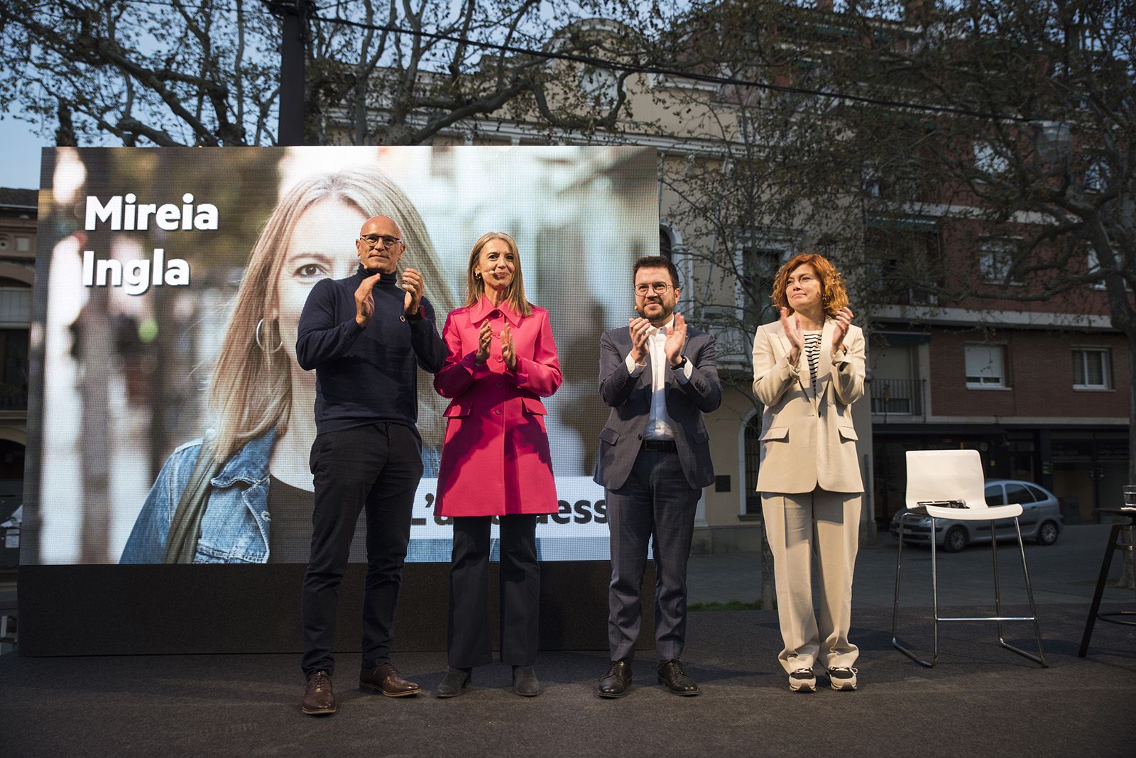 Acte de presentació de Mireia Ingla com a candidata d'ERC a la plaça de Barcelona. FOTO: Bernat Millet.