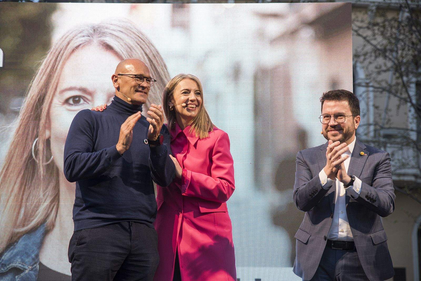Acte de presentació de Mireia Ingla com a candidata d'ERC a la plaça de Barcelona. FOTO: Bernat Millet.
