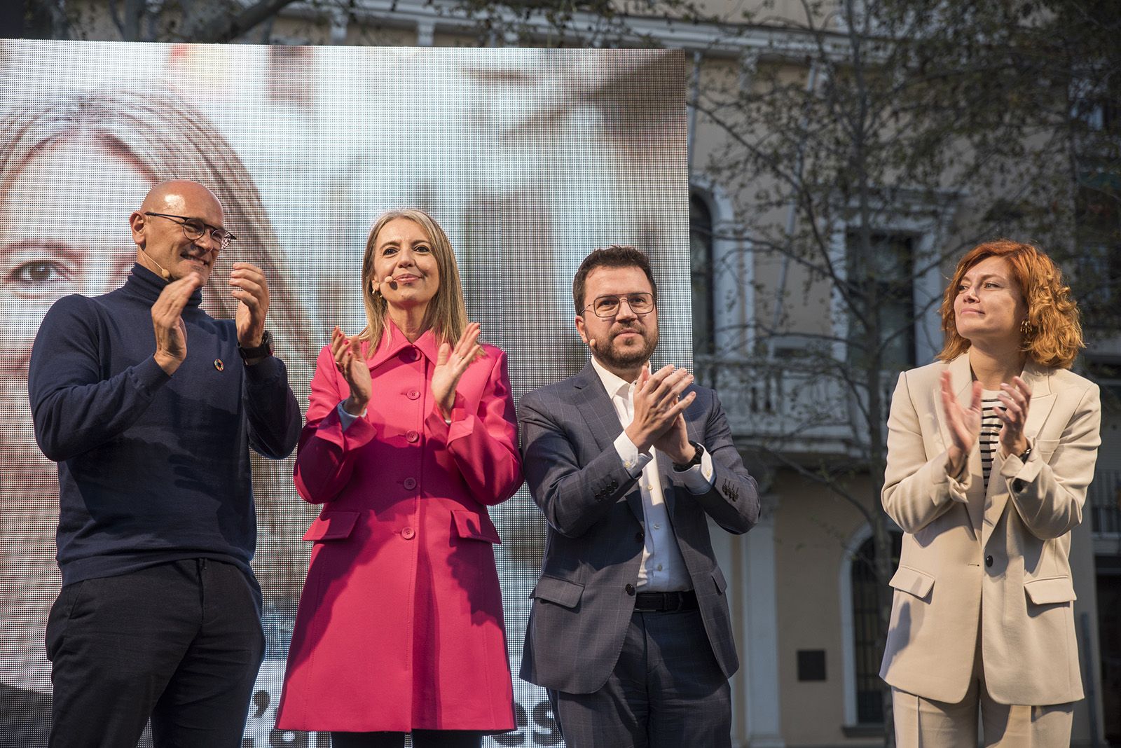 Acte de presentació de Mireia Ingla com a candidata d'ERC a la plaça de Barcelona. FOTO: Bernat Millet.
