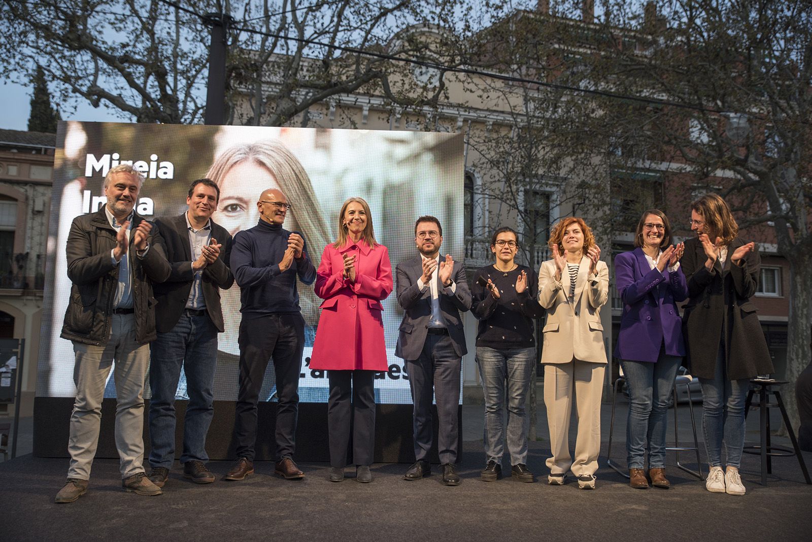 Acte de presentació de Mireia Ingla com a candidata d'ERC a la plaça de Barcelona. FOTO: Bernat Millet.