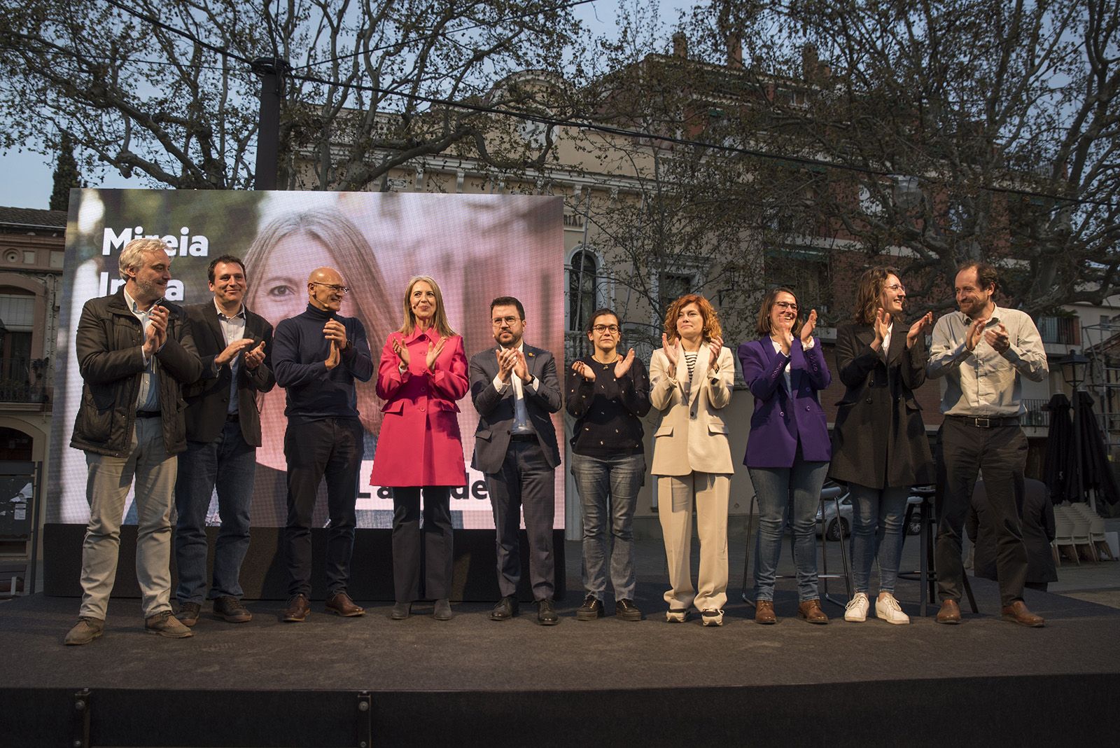 Acte de presentació de Mireia Ingla com a candidata d'ERC a la plaça de Barcelona. FOTO: Bernat Millet.