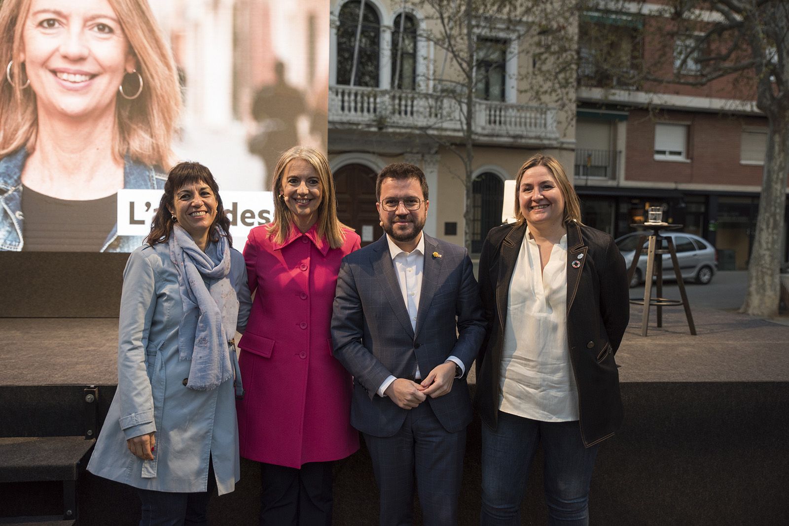 Acte de presentació de Mireia Ingla com a candidata d'ERC a la plaça de Barcelona. FOTO: Bernat Millet.